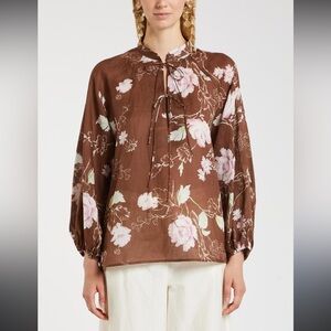 MARELLA Floral Blouse – Size 10 – NWT – Romantic & Refined